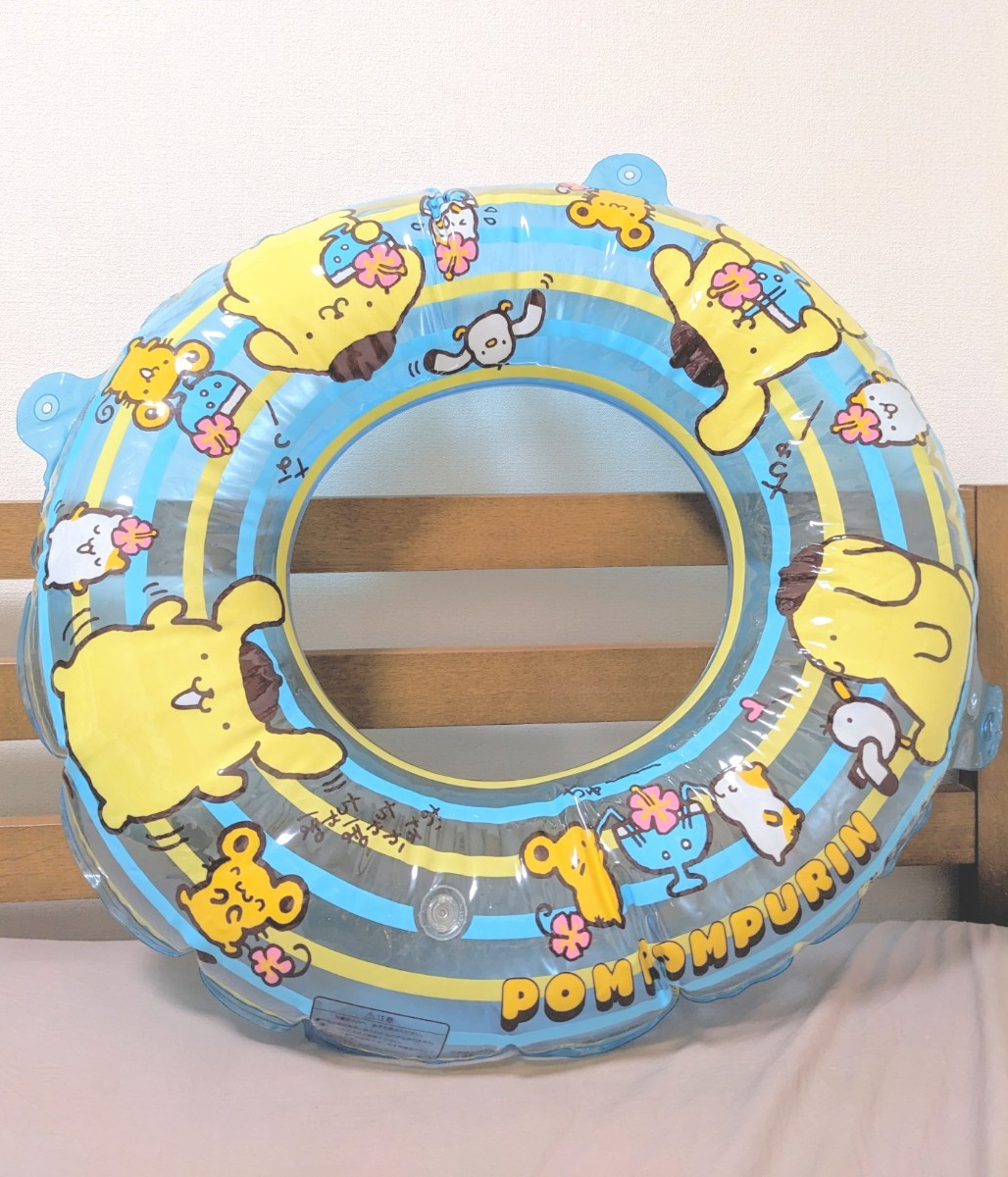 【激レア】サンリオ ポムポムプリン フロート 150cm 海 レトロ 未開封 ポムポムプリン 浮き輪 空ビ 空気ビニール風船 サンリオ Inflatable