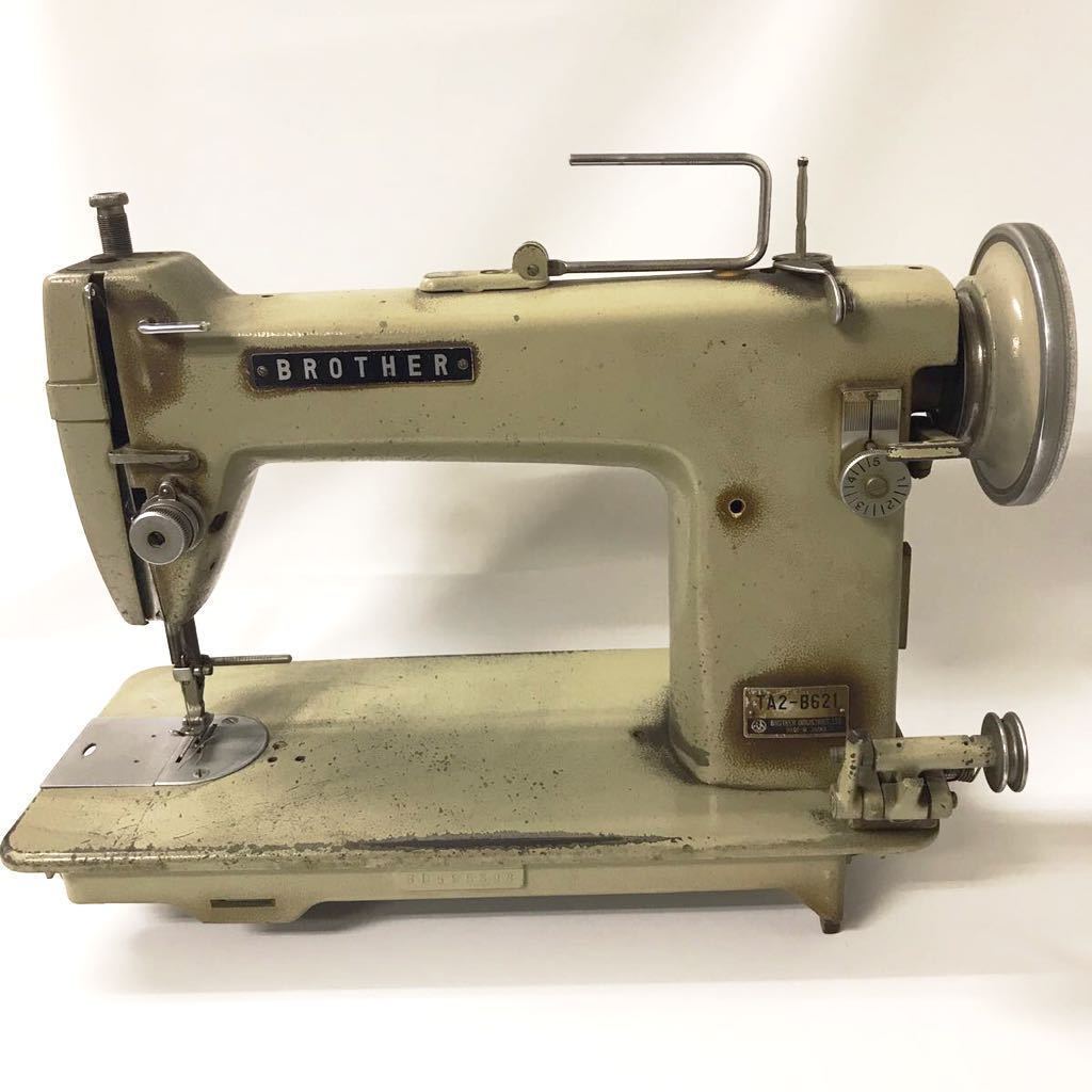 BROTHER ブラザー ミシン TA2-B621 昭和レトロ アンティーク 現状品 □M027