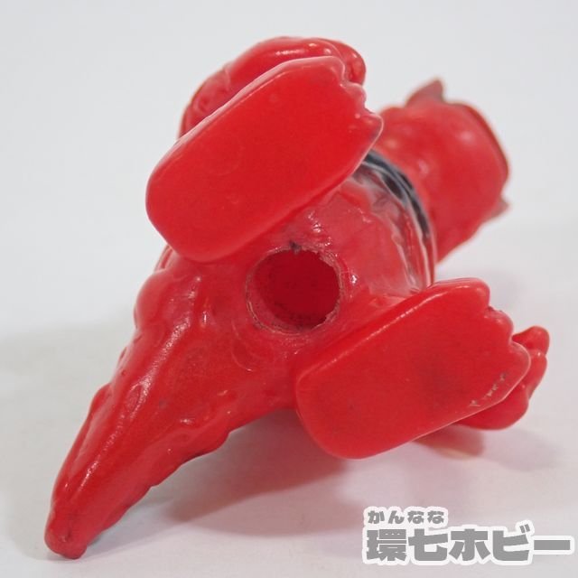 1TW12◇当時物 古い 無版権 パチ怪獣 ミニソフビ ペンダント キャップ