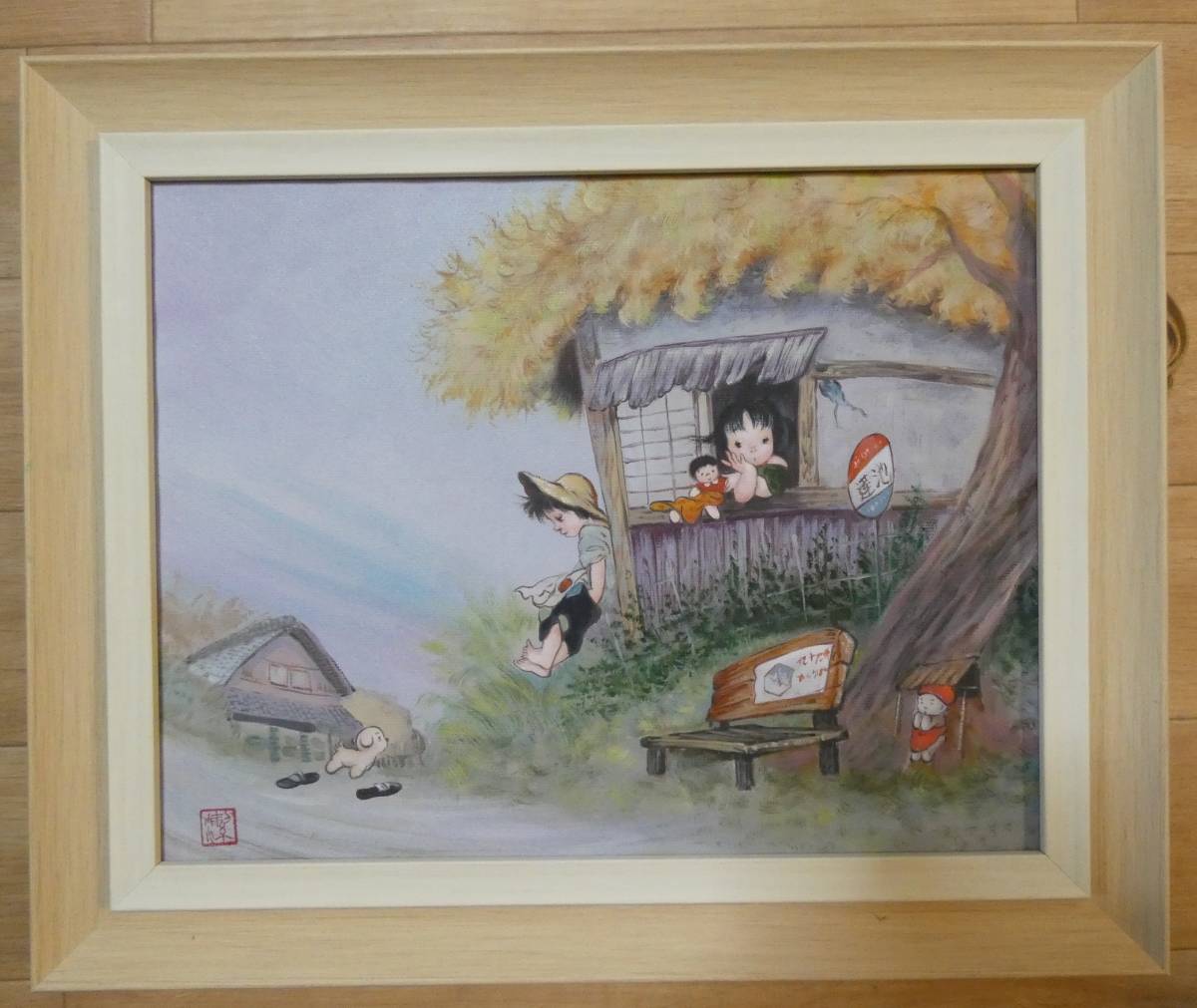 中島潔 風景人物画 油絵 肉筆 風景・人物画 油絵 中島潔 F6号画作 中島潔 風景人物画 油絵 肉筆 風景・人物画 油絵 中島潔 F6号画作