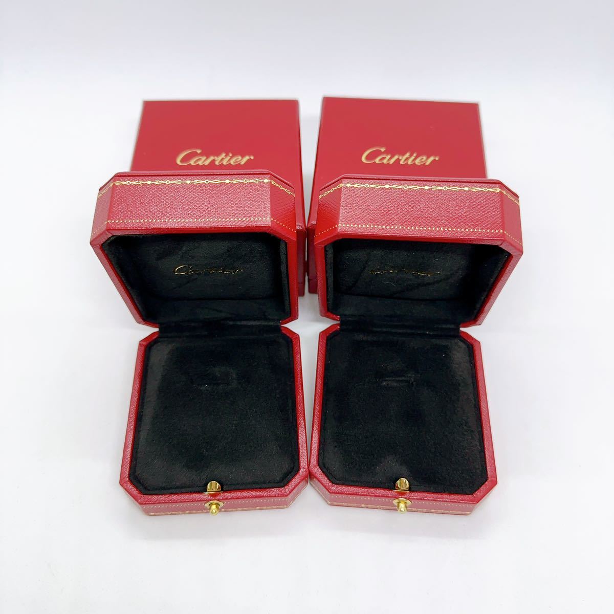 7点Cartier カルティエリングケース空箱アクセサリーケース - メルカリ