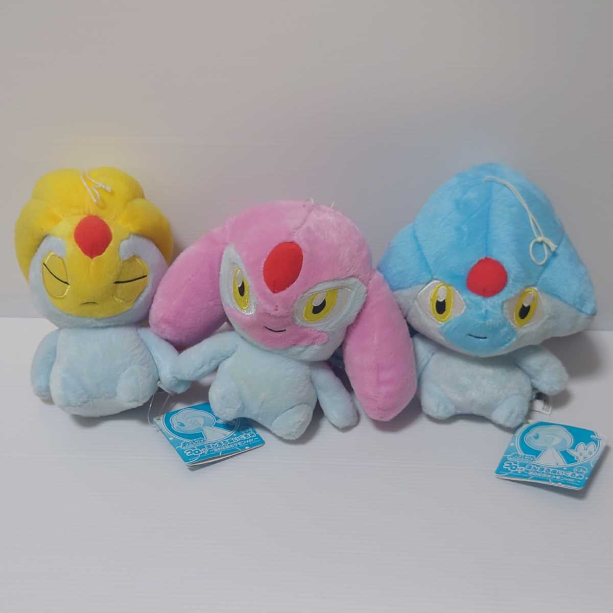 ポケットモンスター 2008年☆ユクシー・アグノム・エムリット コロっとまんまるぬいぐるみ タグ付 未使用品☆３体セットポケモン 