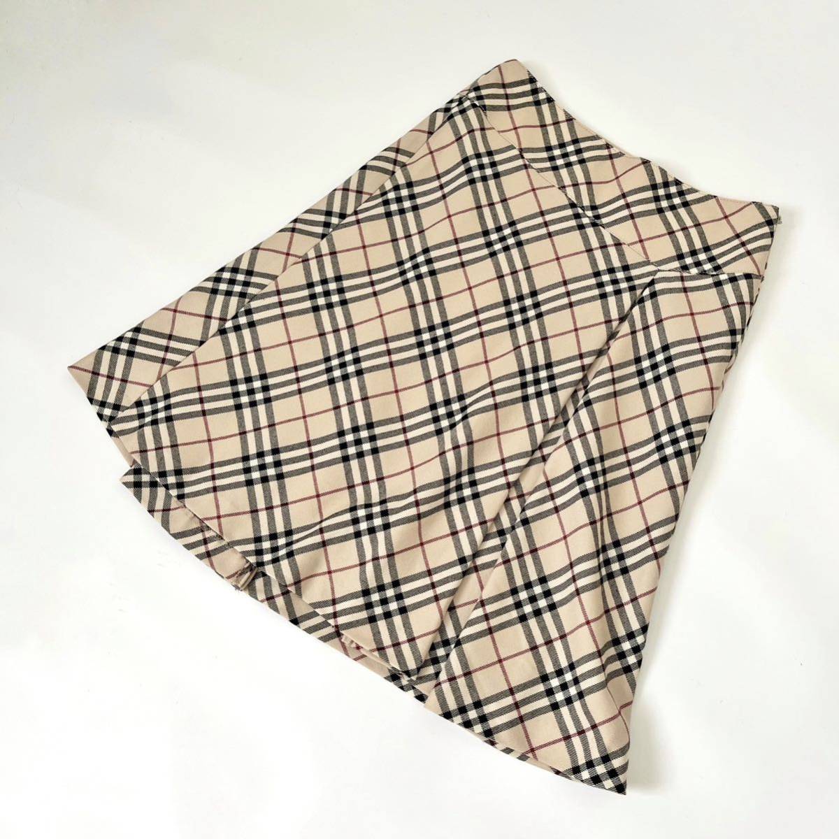 Burberry バーバリー ノバチェックスカート 36 ノバチェック スカート