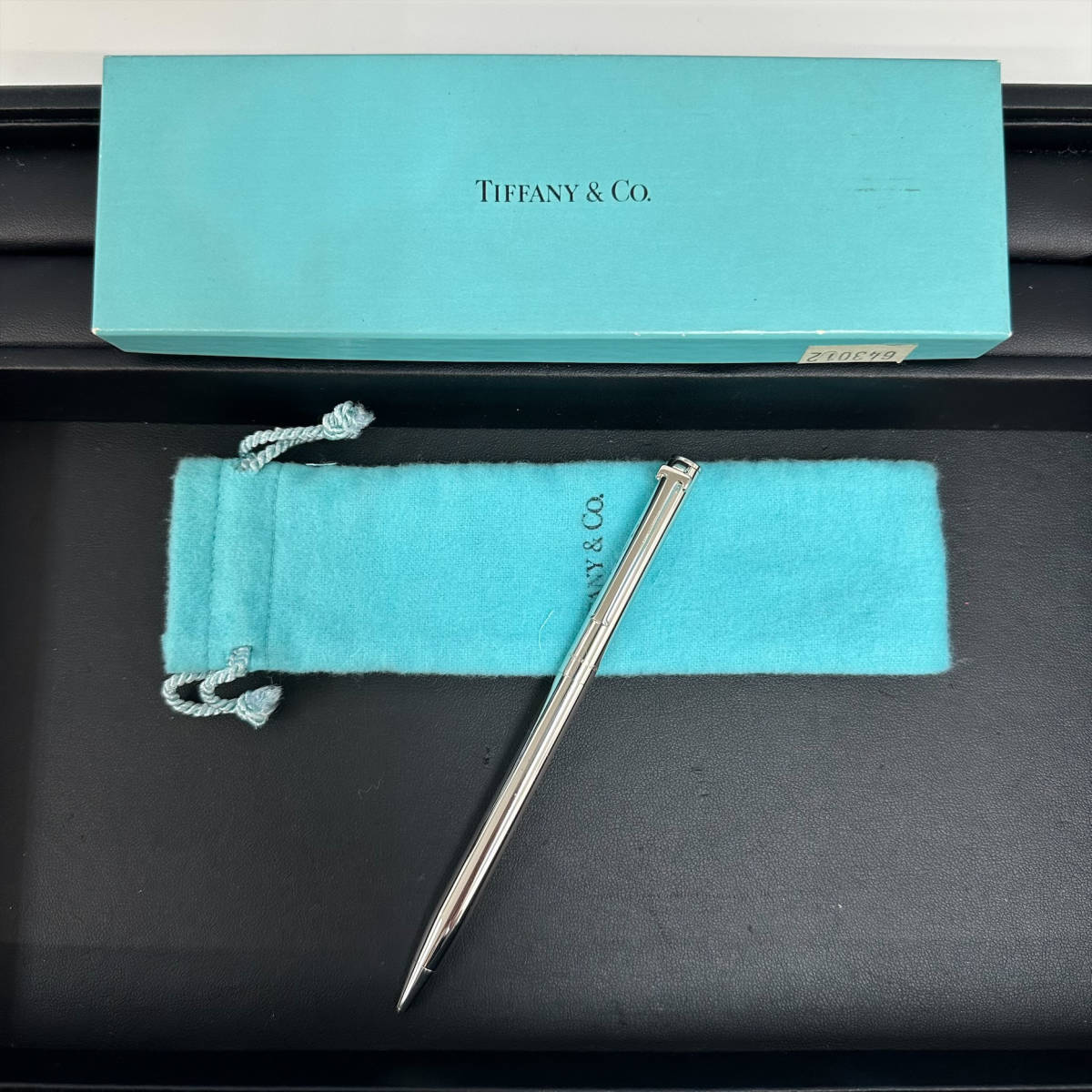 ティファニー Tiffany & Co. シルバーボールペン 専用ポーチ付き（箱  