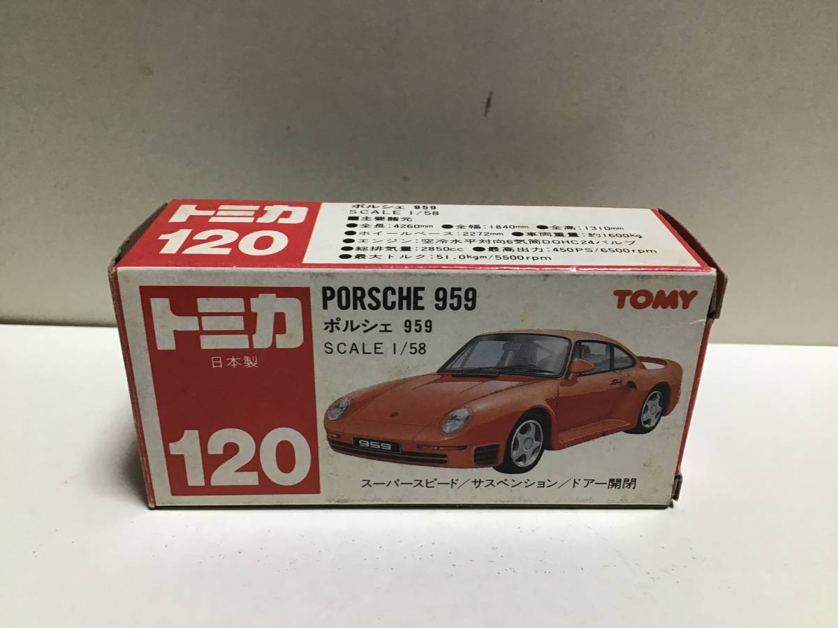 トミカ 赤箱 120 ポルシェ 959 日本製 箱のみの入札履歴 - 入札者の順位