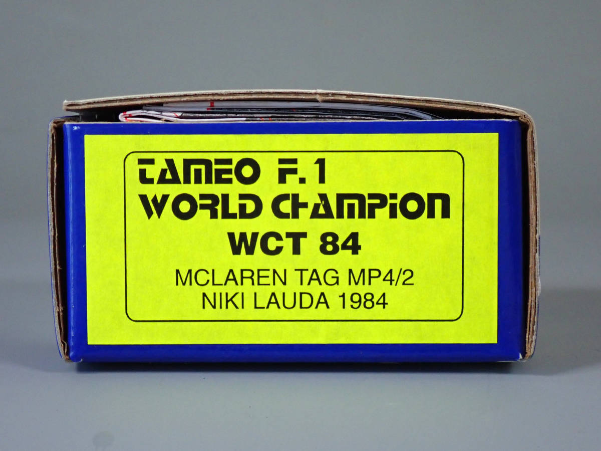 □タメオ WCT84 F1 ワールドチャンピオン マクラーレン TAG MP4/2 英国 