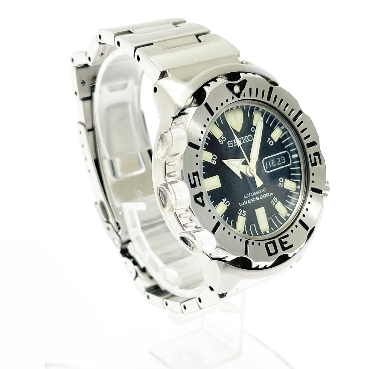 1円スタート】SEIKO セイコー 7S26-0350 ブラックモンスター 