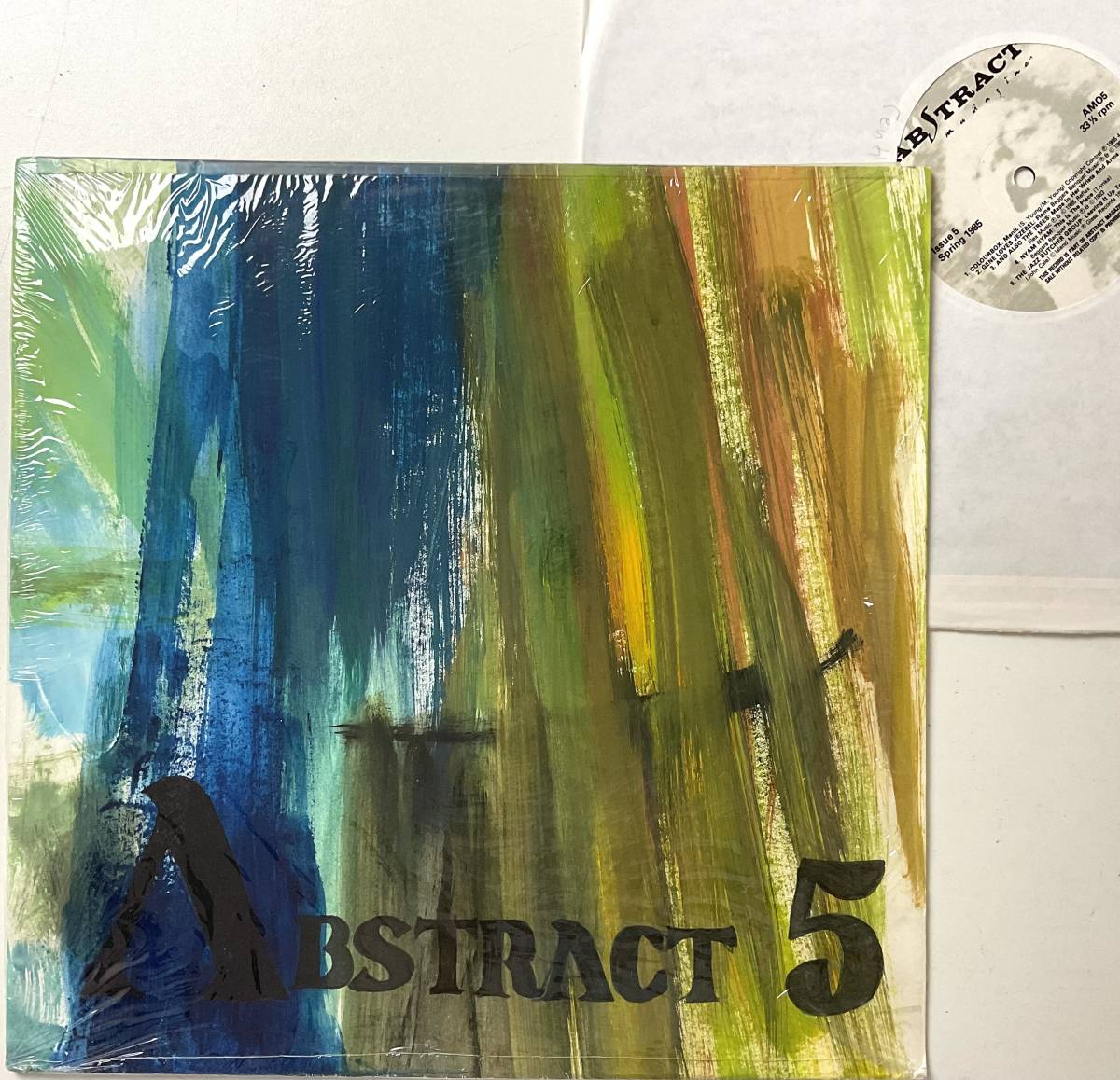 UK Original レコード LP Abstract Magazine Issue 5 LIMITED Hand Paint SLV ...