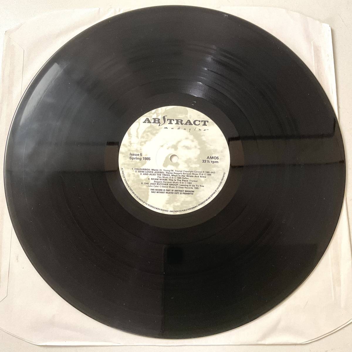UK Original レコード LP Abstract Magazine Issue 5 LIMITED Hand Paint SLV ...