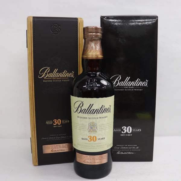 バランタイン ベリーレア ブレンドスコッチウイスキー 30年 未開栓品 バランタイン 30年 ベリーレア 700ml Ballantines – 木箱 高級酒・希少