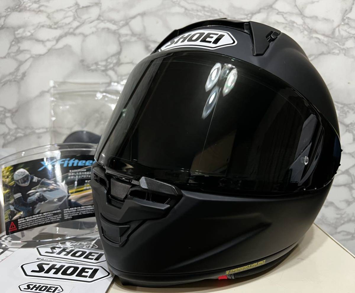 SHOEI x-fifteen x-15 size Lマットブラック シールド3枚 CWR-F2