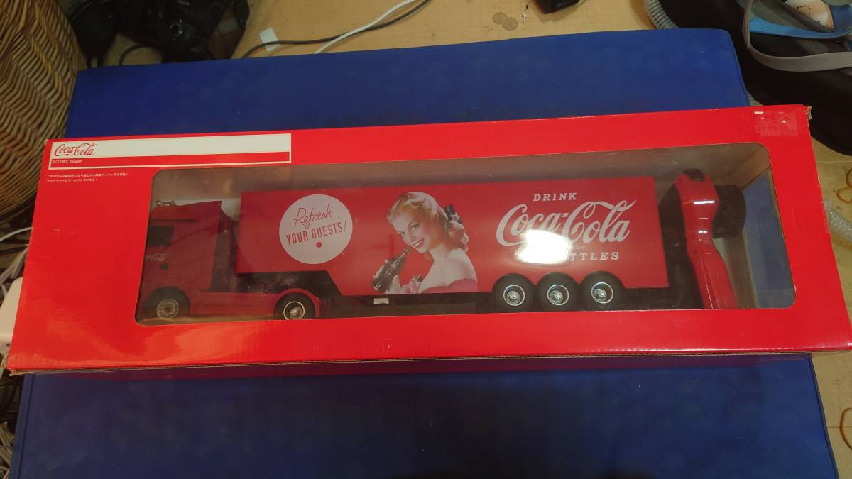 コカコーラ trailer 1/32 限定1，000台】コカコーラ トレーラー