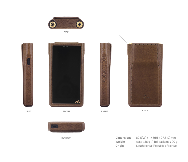 SONY ウォークマン NW-WM1A + 純正本革ケース SONY NW-WM1AM2 純正革