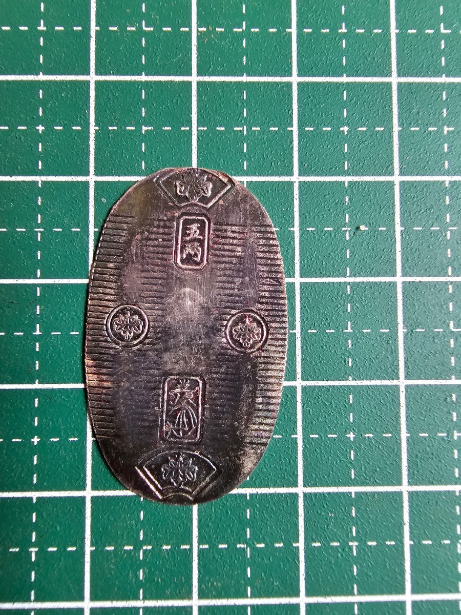 純銀小判木箱入り五両1.69g3センチくらい_8