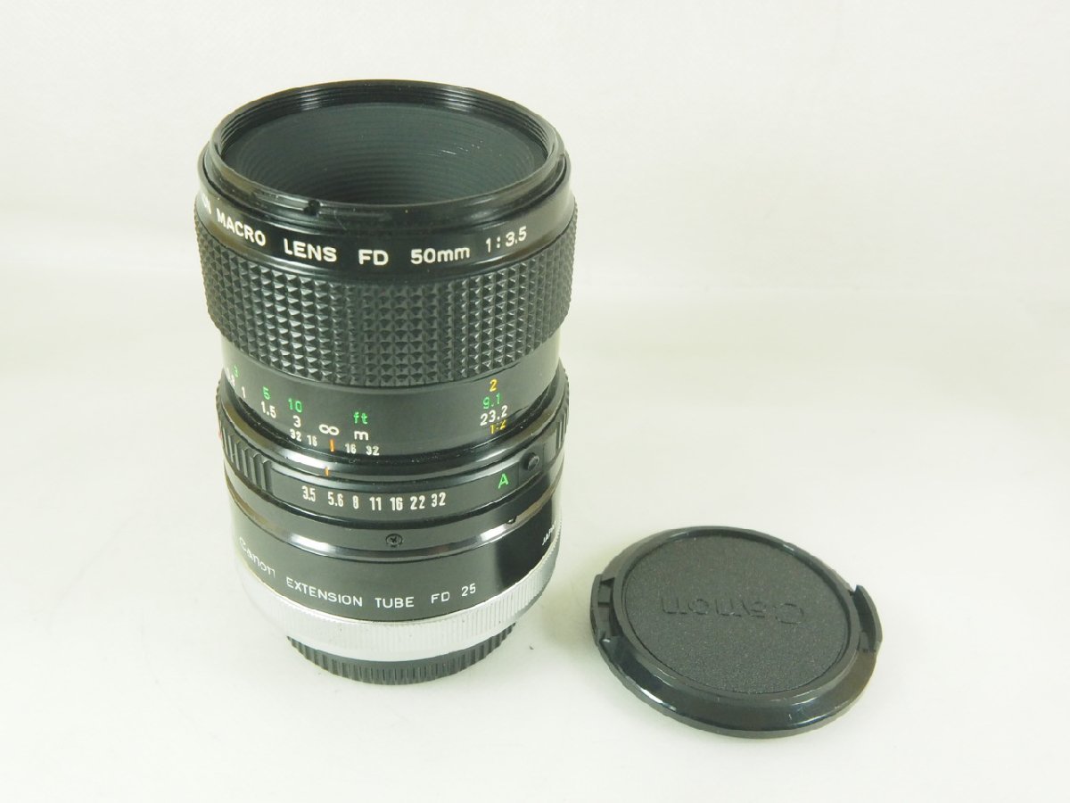  B999 キヤノン NewFD 50mm F3.5 マクロ(キヤノン)｜売買されたオークション情報、yahooの商品情報をアーカイブ公開 - オークファン キヤノン