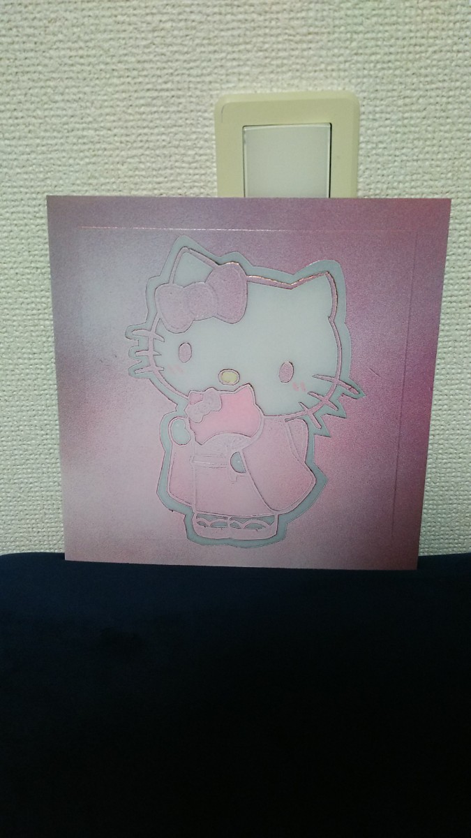 20㎝角厚さ２㎜ アンドン板 アンドン 点灯イメージ 女の子 デコトラ アートトラック トラック 看板_4