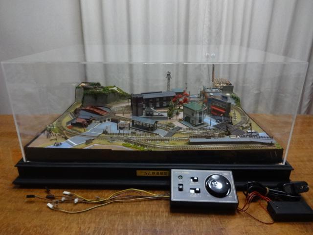 週刊SL鉄道模型 レイアウト・ジオラマ完成品 転車台ライト点灯PWケース