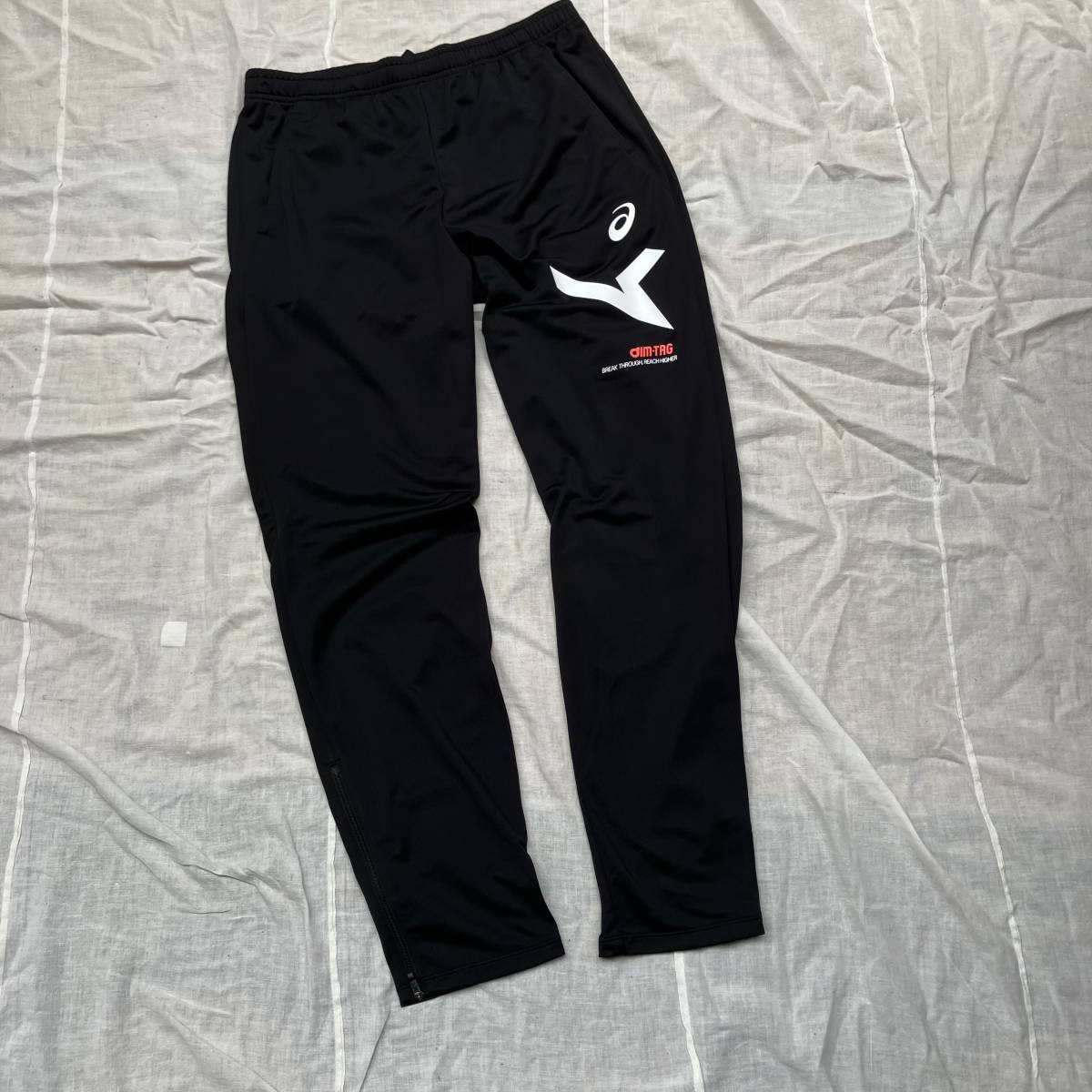 新品未使用品 ★アシックス asics★ Lサイズ 『A-I-M ドライストレッチ ニットパンツ』ジャージパンツ トレーニングパンツ 2031D997/001