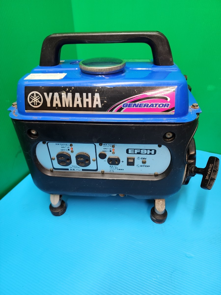 ヤマハ /ポータブル 発電機 EF9H 中古品 60Hz 単相100V キャンプ等に　　動作確認済み　格安売り切り