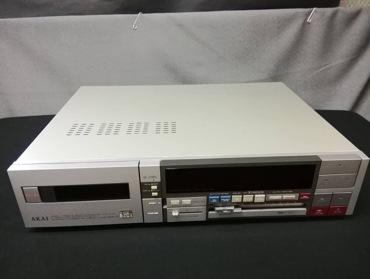 MTH9064◇AKAI アカイ カセットデッキ GX-7 昭和レトロ 赤井電機株式会社◇
