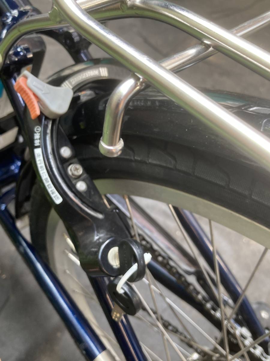 ブリヂストン 中古電動アシスト自転車 アシスタユニ24インチ 充電器 