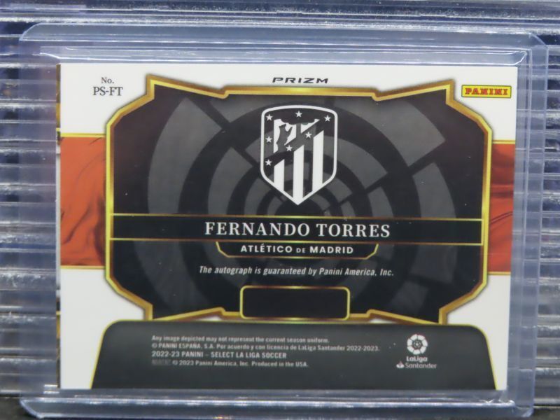 直筆サインカード 2022-23 Select La Liga Fernando Torres Pitchside