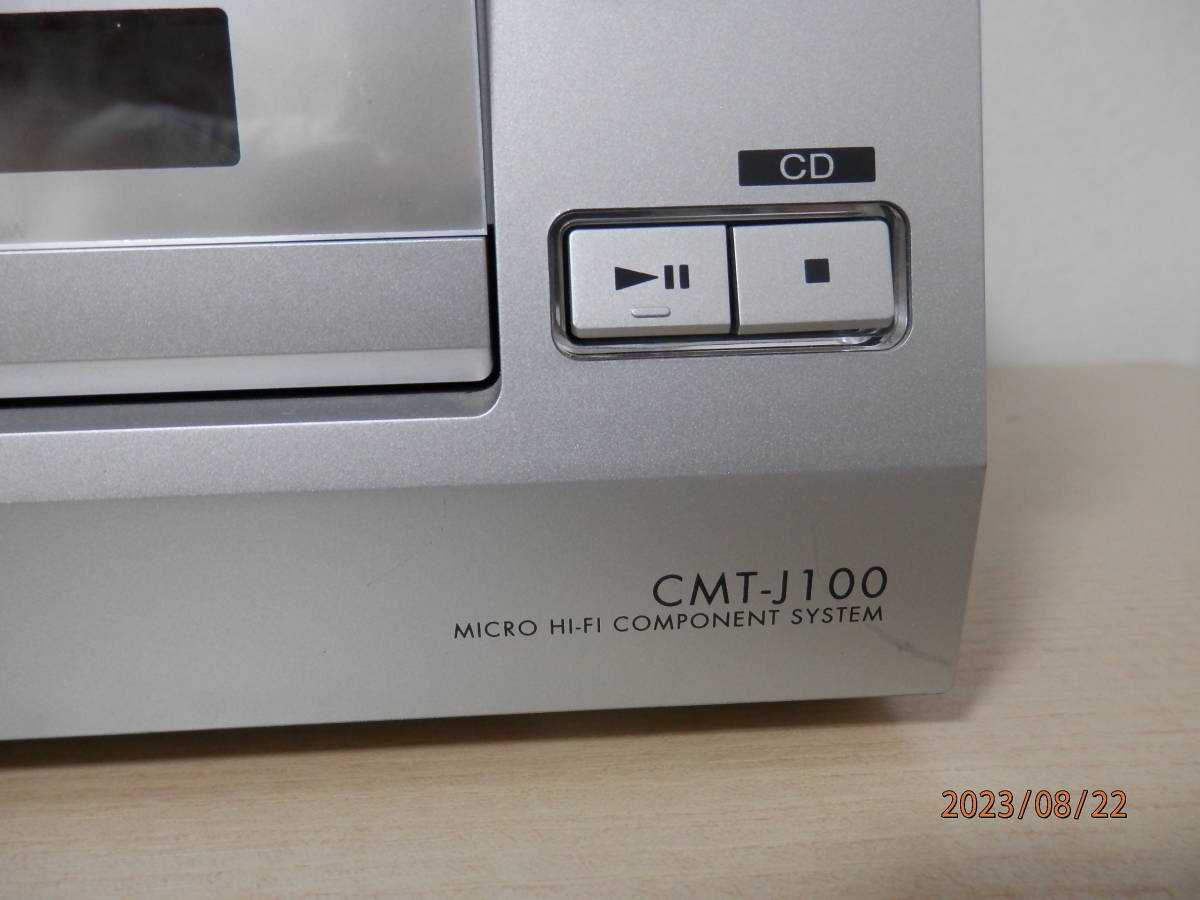 ソニー SONY CMT-J100 HCD-CP500MD メンテナンス済、リモコン付 動作