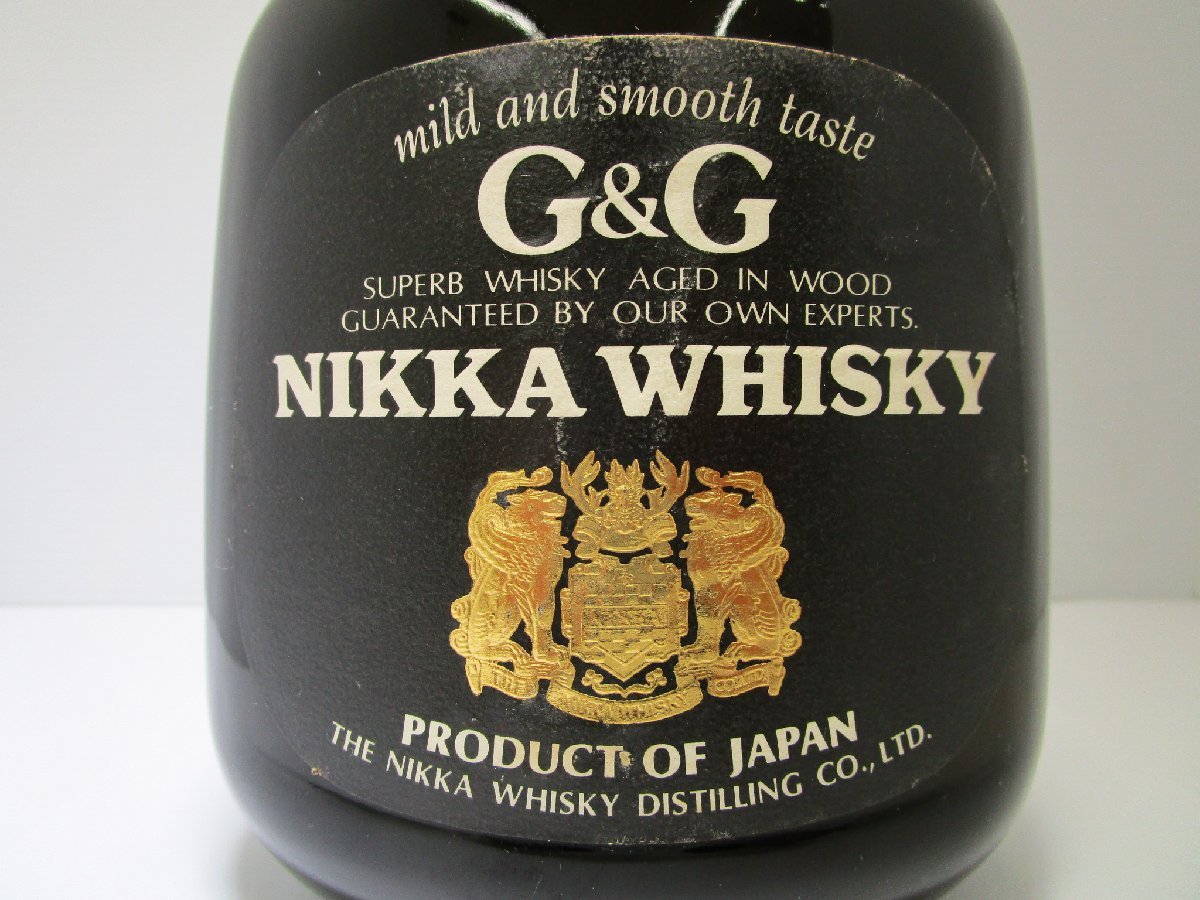 ニッカ ウイスキー G&G 黒ビン 760ml 43% NIKKA WHISKY 国産 特級 未開