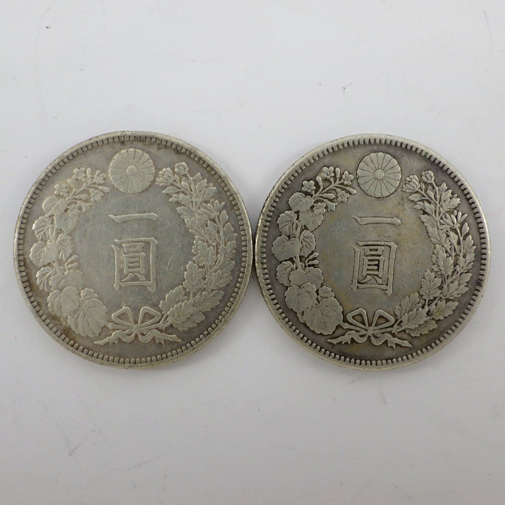 明治37年 1圓銀貨 明治37年 新1円銀貨 未使用- 極