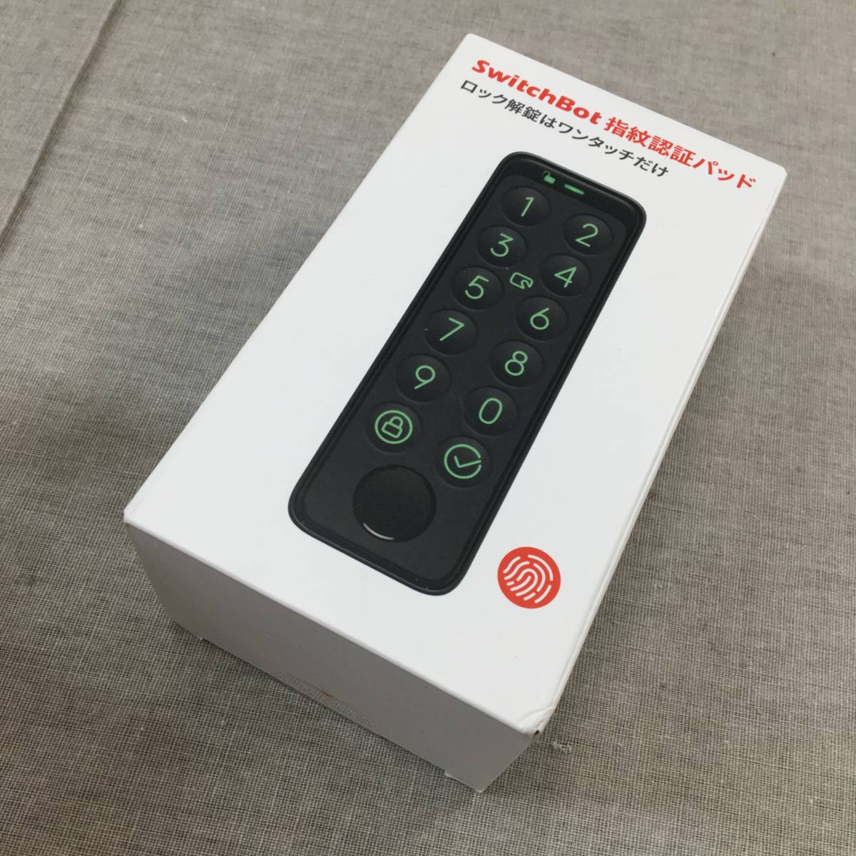 SwitchBot 指紋認証パッド 暗証番号 指紋認証 スマートホーム - スイッチボット スマートロック W2500020