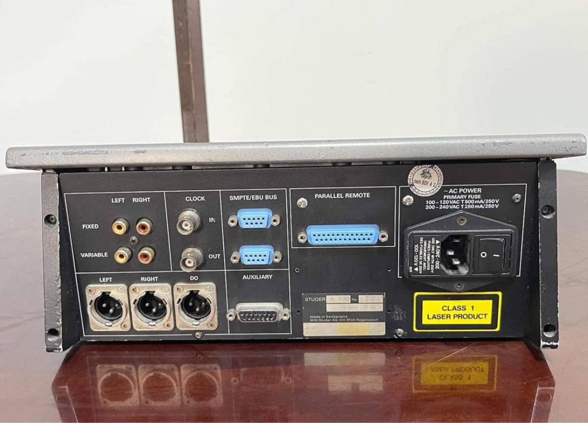 全国無料】 STUDER スチューダー A730 CDM4 プレーヤー