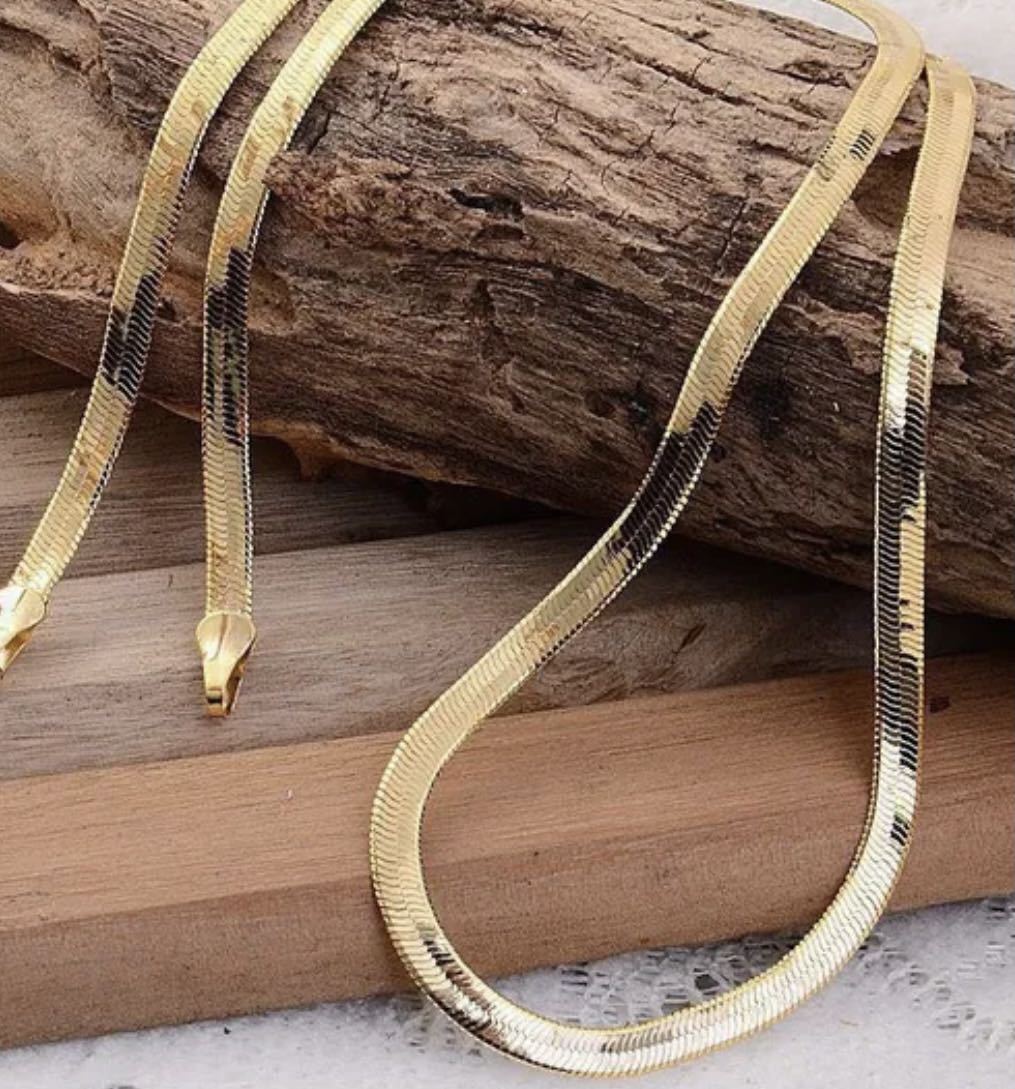 新品！送料無料！18k gp イエローゴールドGP ベネチアンネックレス 高品質！