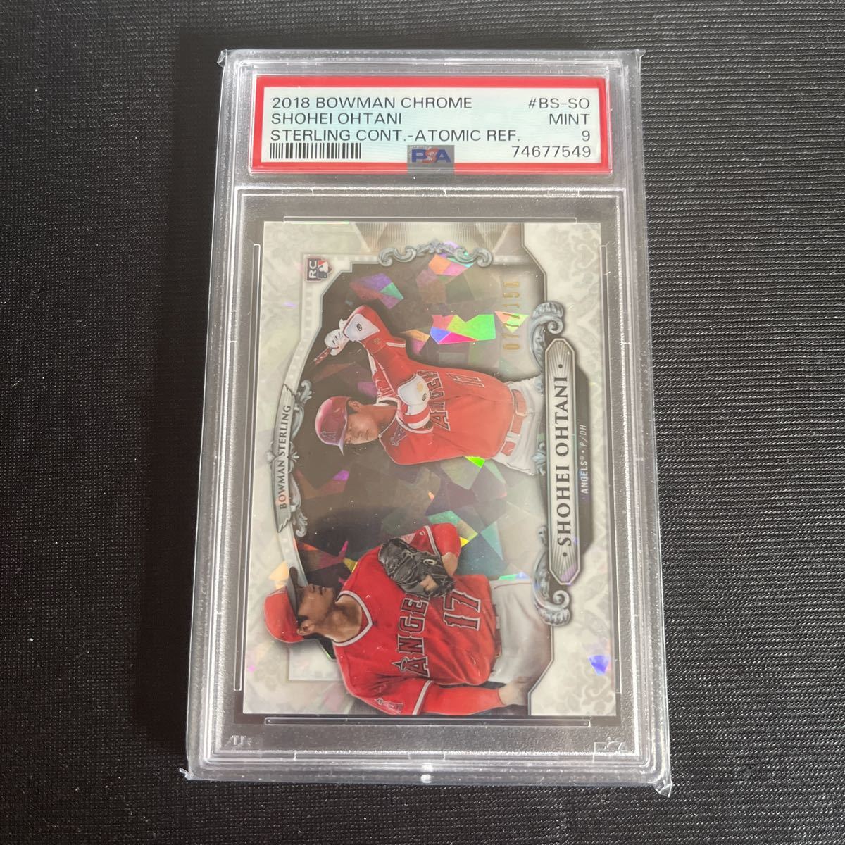 Bowman 0 Chrome Shohei Ohtani #1 Rookie - Batting ROOKIE OHTANI 