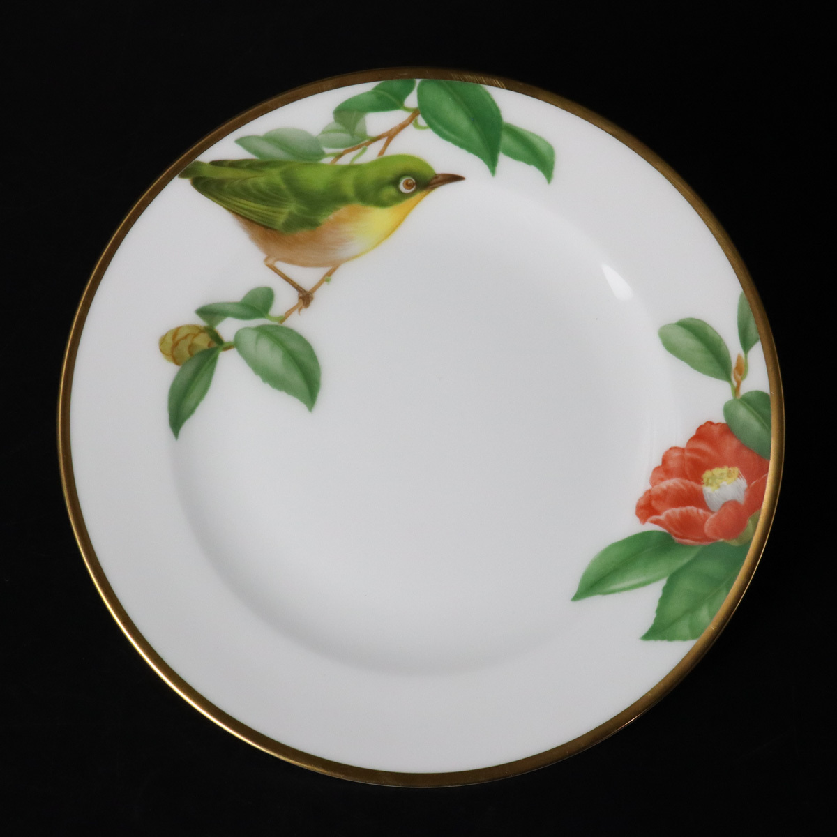 大倉陶園 野鳥シリーズ ② 単品　ケーキ皿 宙】大倉陶園 OKURA 野鳥シリーズ ケーキ皿 2枚 吾亦紅文 ティーカップ
