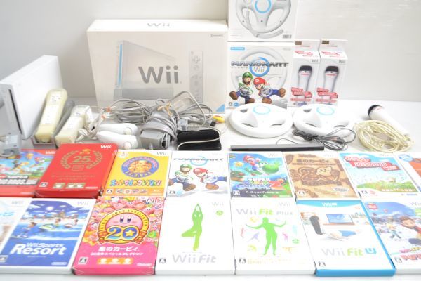B000V45V　任天堂★Wii★ソフト★まとめてセット★マリオ★カービィ★カラオケ★Wii Fit★コレクション