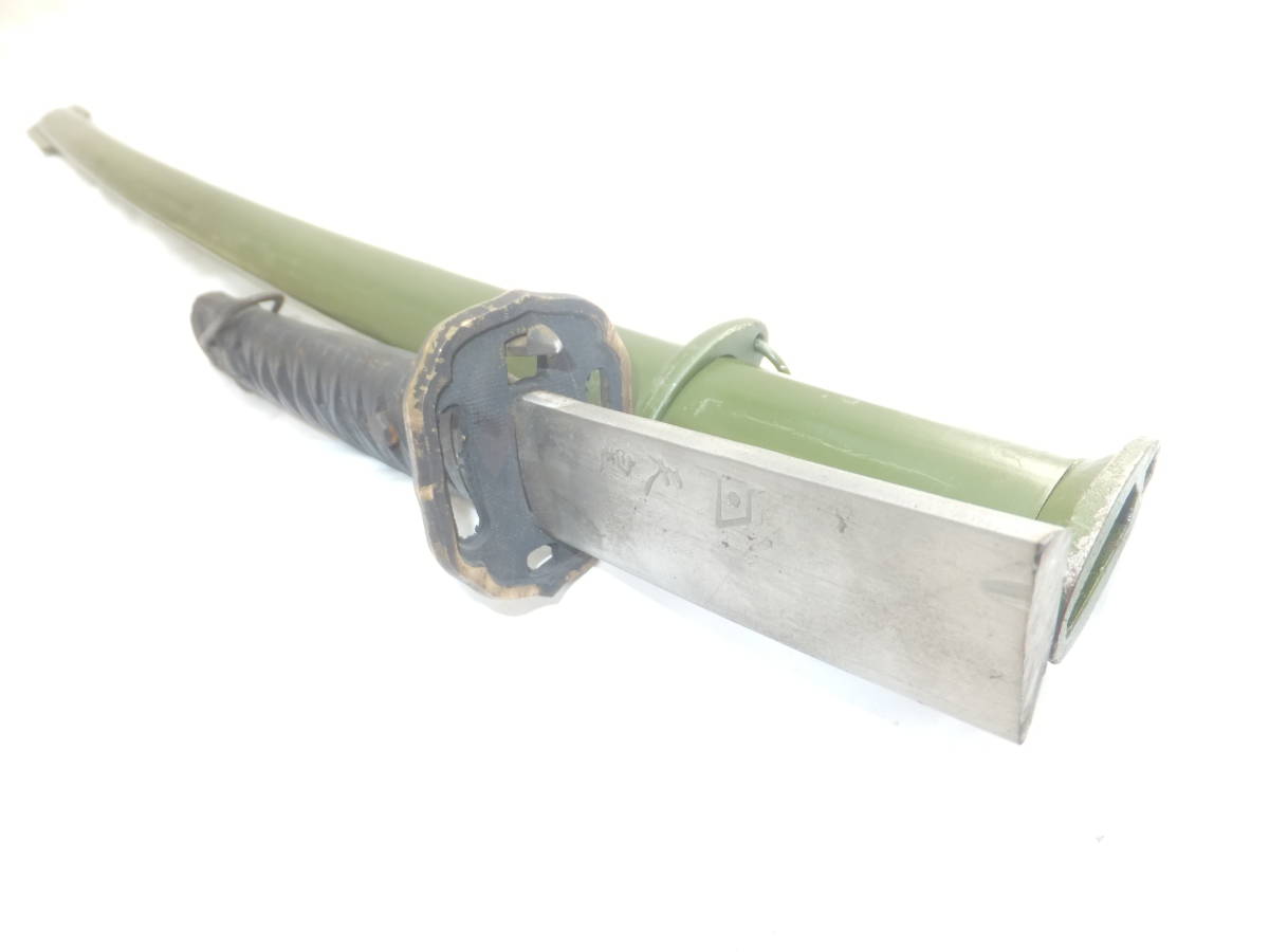 陸軍 曹長刀 切断品 軍隊 ☆ 日本陸軍 軍用 下士官軍刀「曹長刀・九