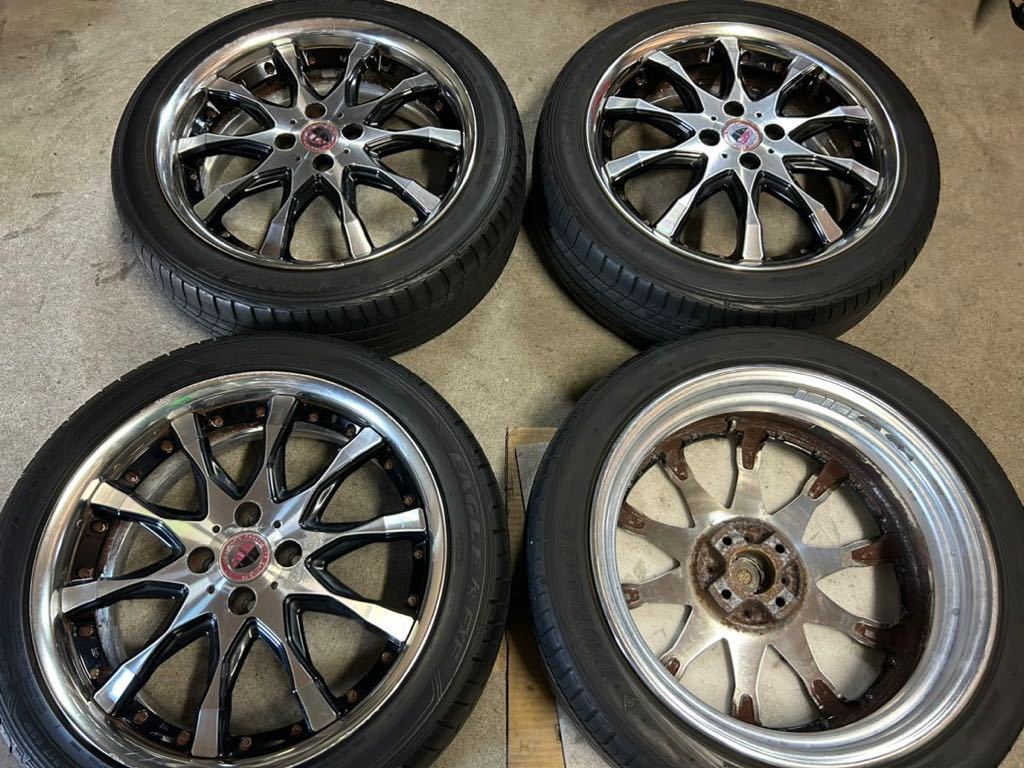 ワークシュバート6.5j 4本205⁄40⁄17 シュバート PCD100 WORK JNC051 