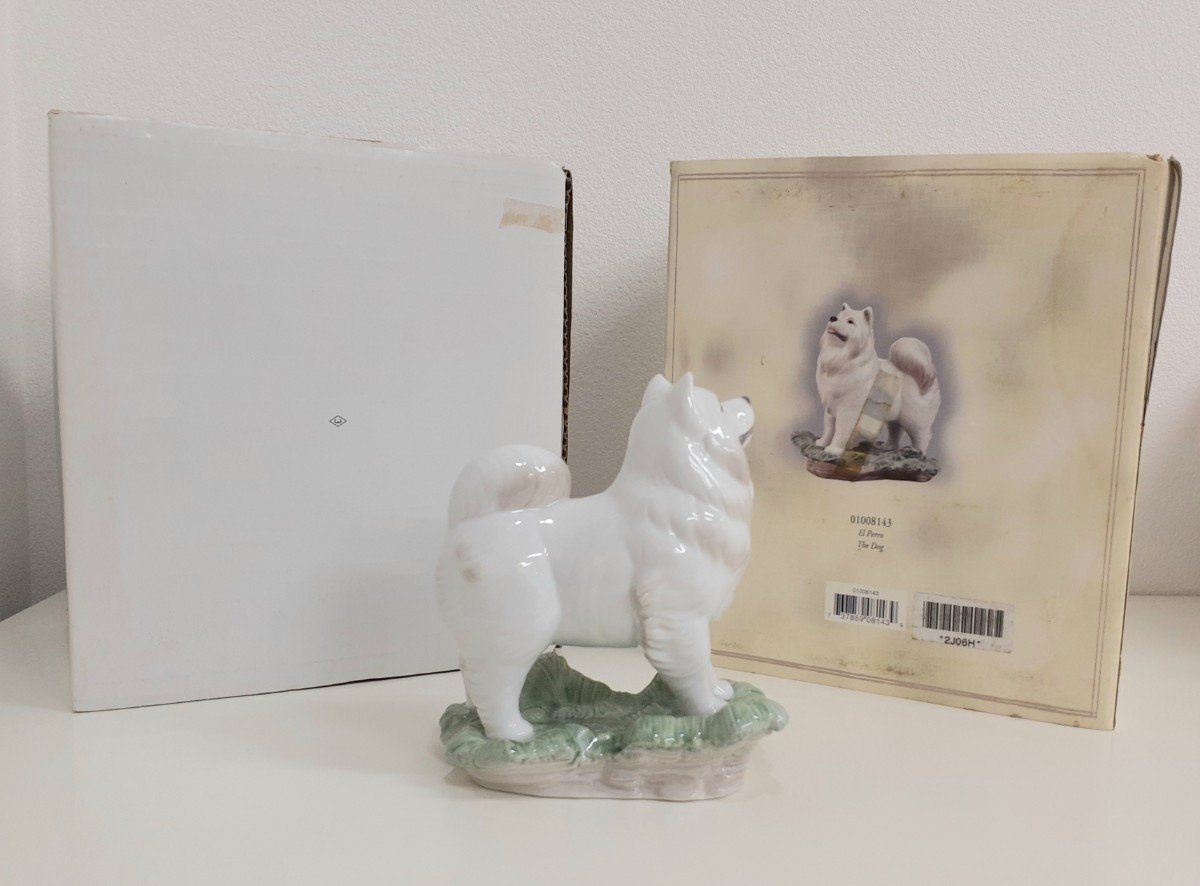 リヤドロ LLADRO 戌 犬 十二生肖系列 干支 陶器 置物 美品(リヤドロ