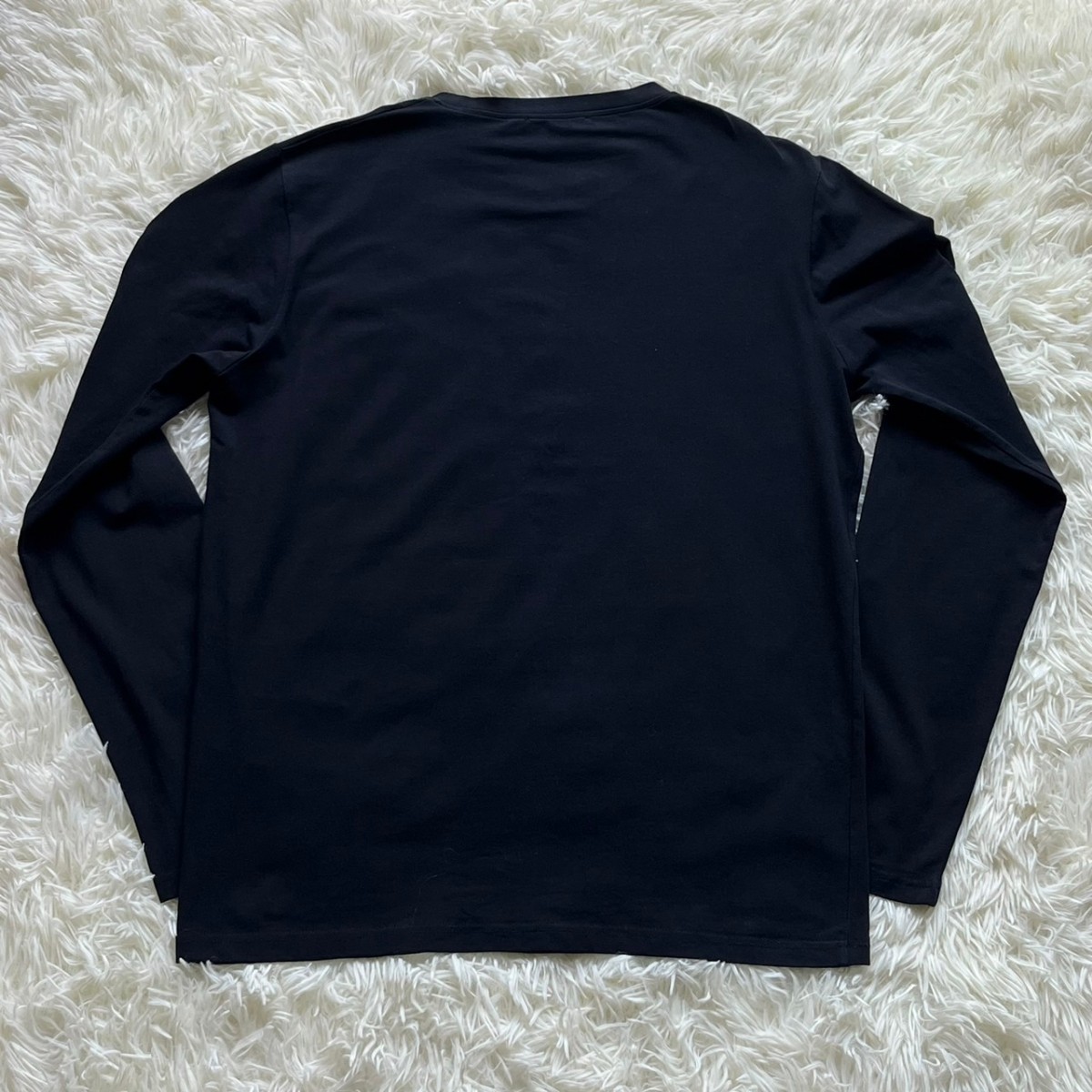 極美品/Lサイズ○PRADA プラダ Tシャツ 長袖 ロンT ブラック プラダ 