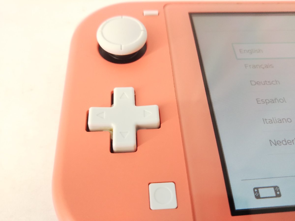 switchLite スイッチライト 箱無し本体のみ コーラル 中古現状品【1円
