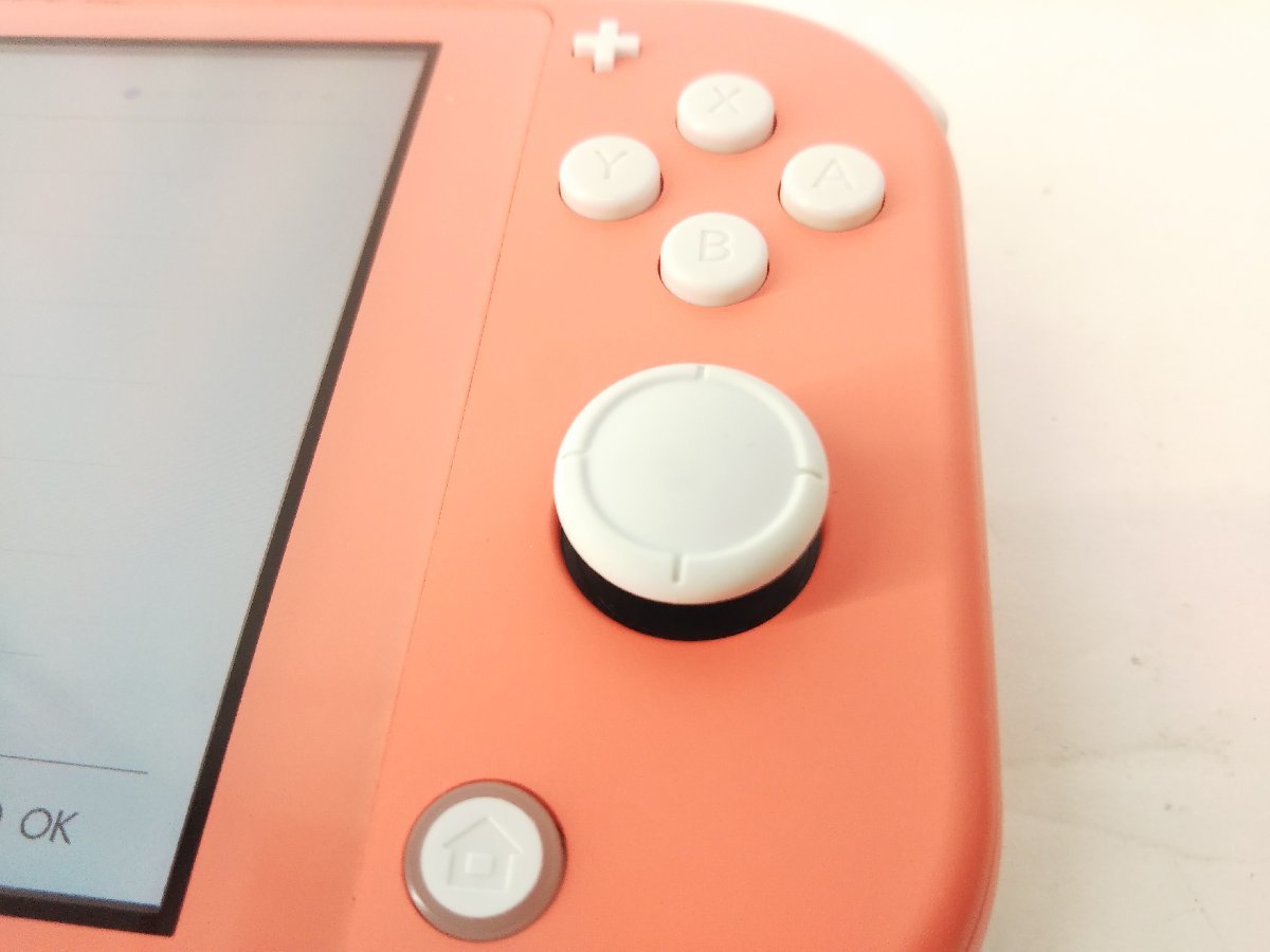 switchLite スイッチライト 箱無し本体のみ コーラル 中古現状品【1円