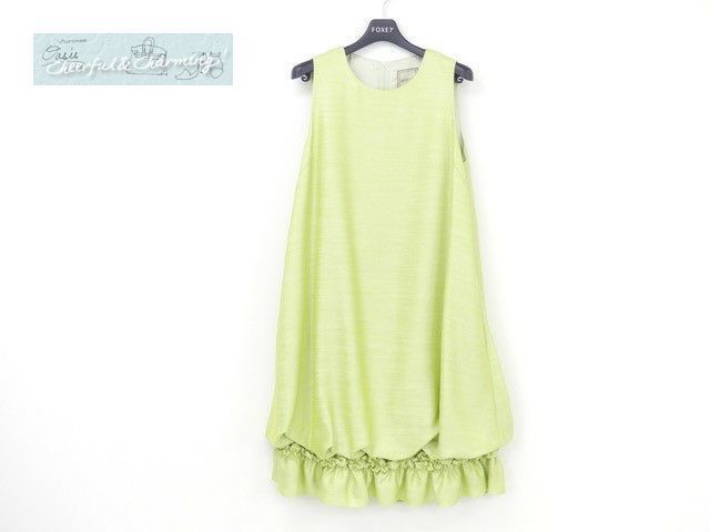 DAISY LIN/FOXEY ドレス ワンピース デイジートラベル 40 ピスタチオ トリアセテートBLEND 35123