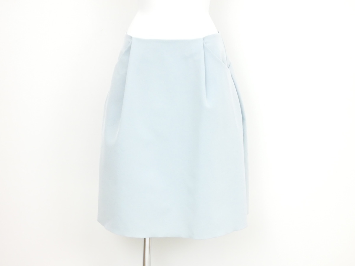 FOXEY NEWYORK スカート イリプスフレアー ロング 38 ソフィーブルー  