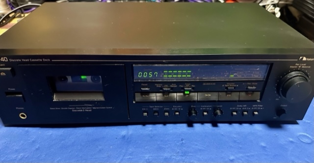 Nakamichi ナカミチ 高音質独立3ヘッドカセットデッキ CR-40 現役動作