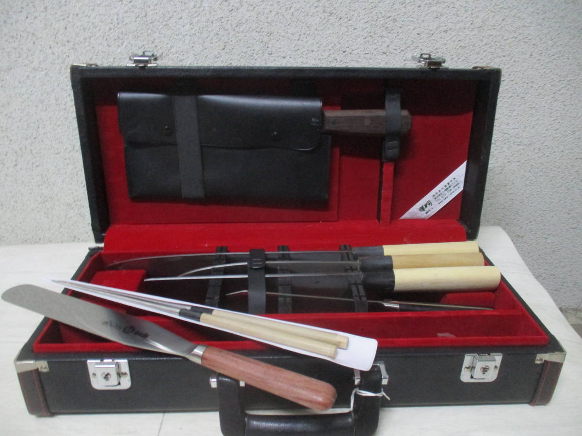 服部刃物 HATTORI 包丁セット ハードケース 堺刀司(セット)｜売買され