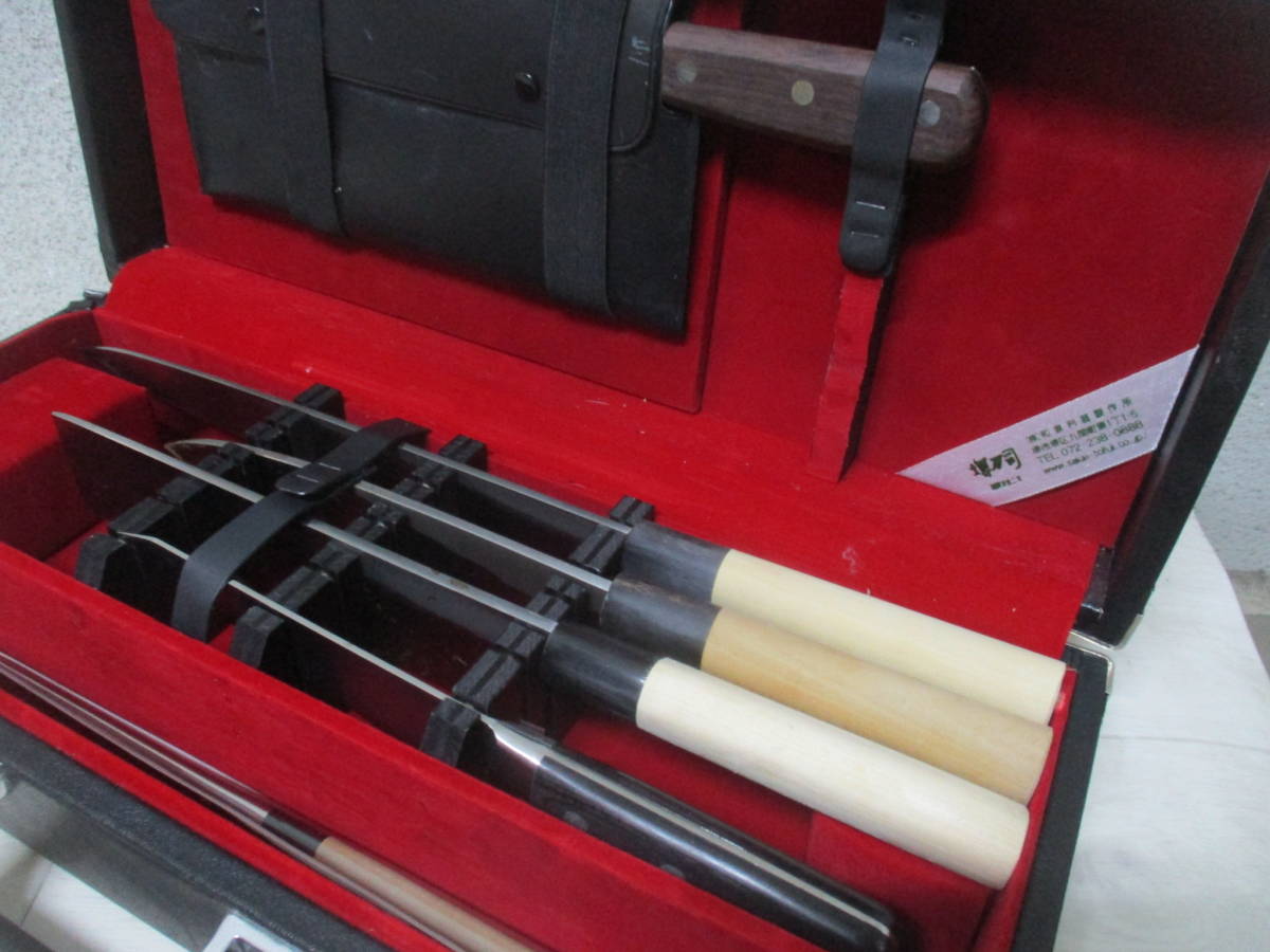 服部刃物 HATTORI 包丁セット ハードケース 堺刀司(セット)｜売買され