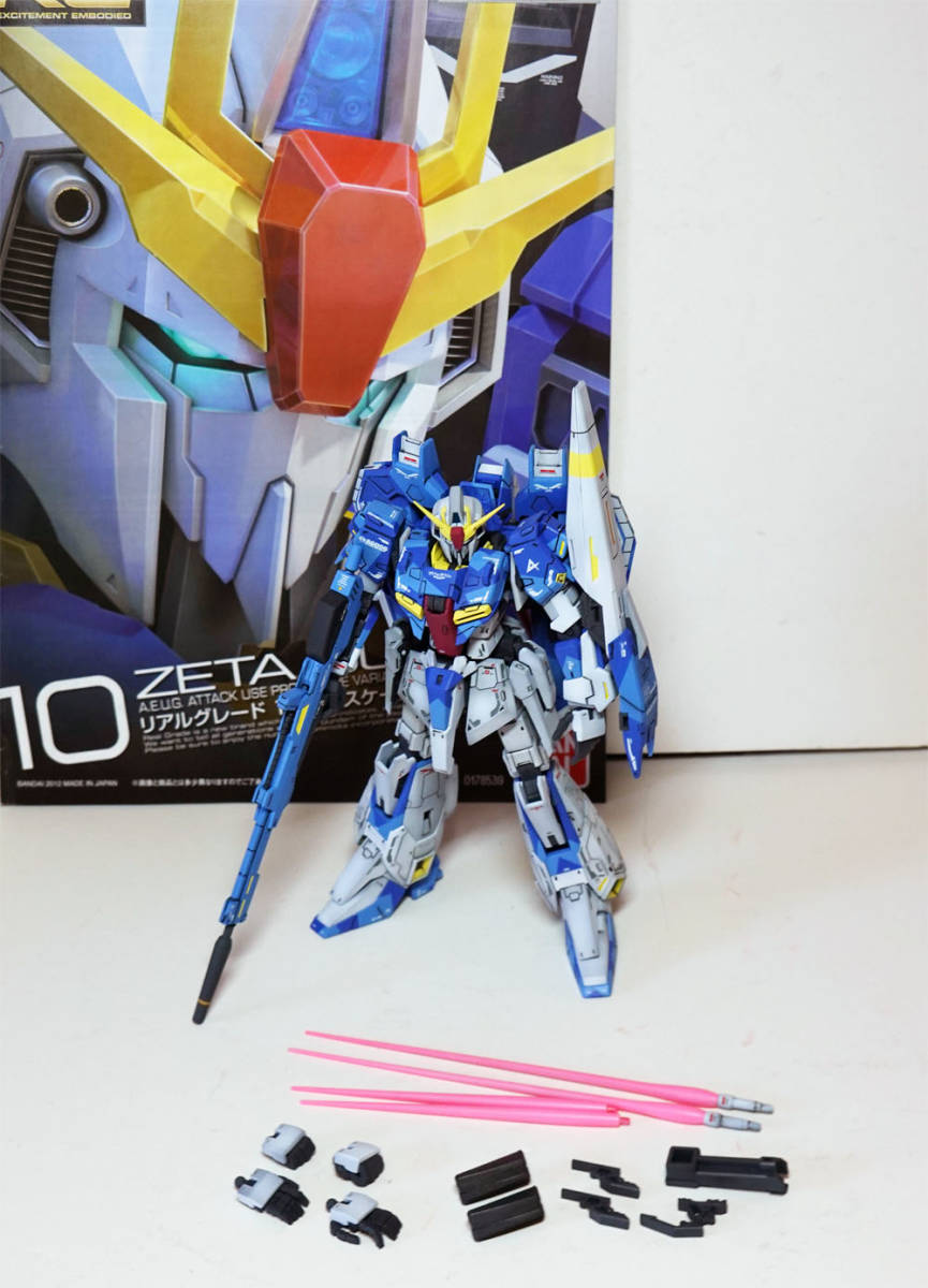 ゼータガンダム 1/144 リアルグレード RG MSZ-006 Zガンダム 改修塗装