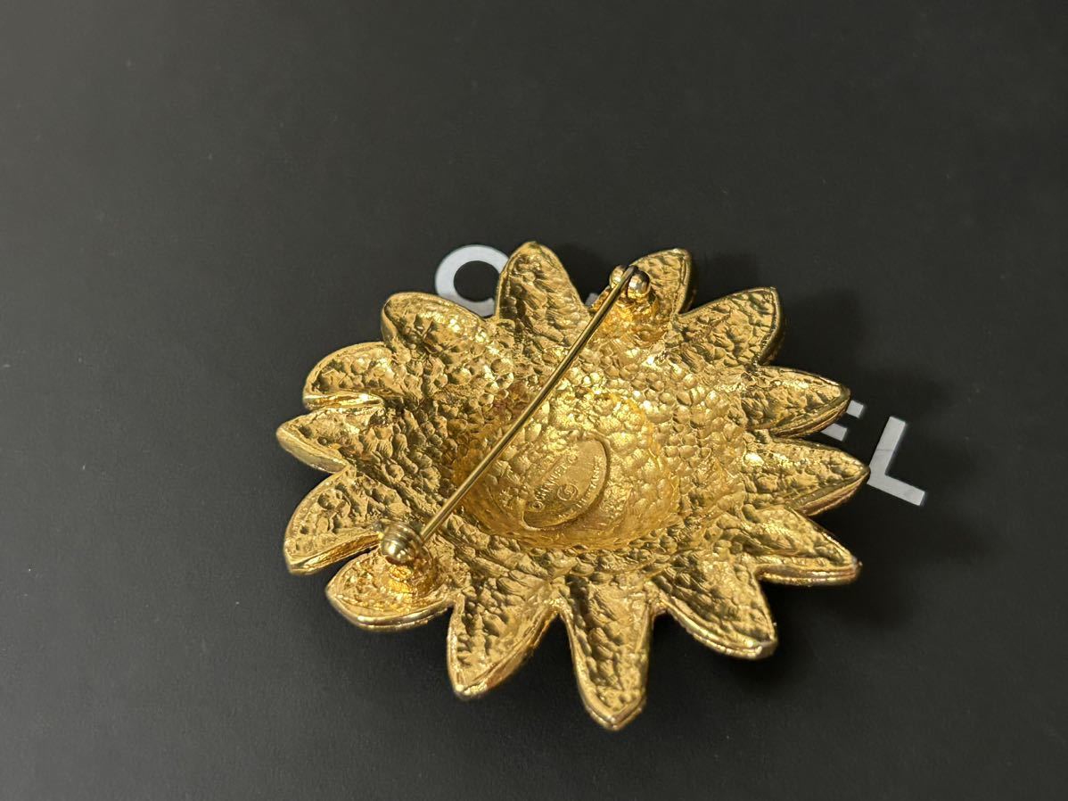 ヴィンテージ◇CHANEL シャネル ココマーク×ライオンブローチ GP