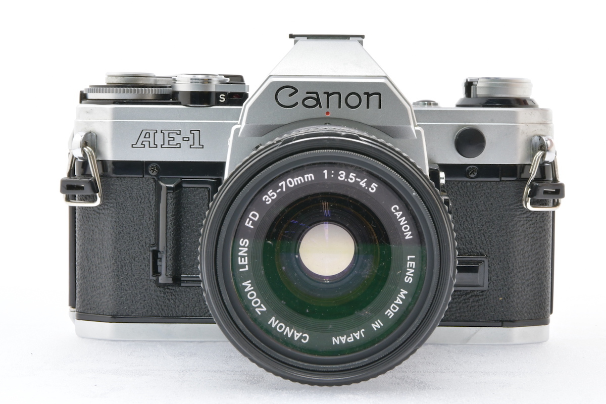 ☆実用品☆ キヤノン Canon AE-1 シルバー ボディ + New FD 35 ☆実用品☆ キヤノン Canon AE-1 シルバー ボディ + New FD 35