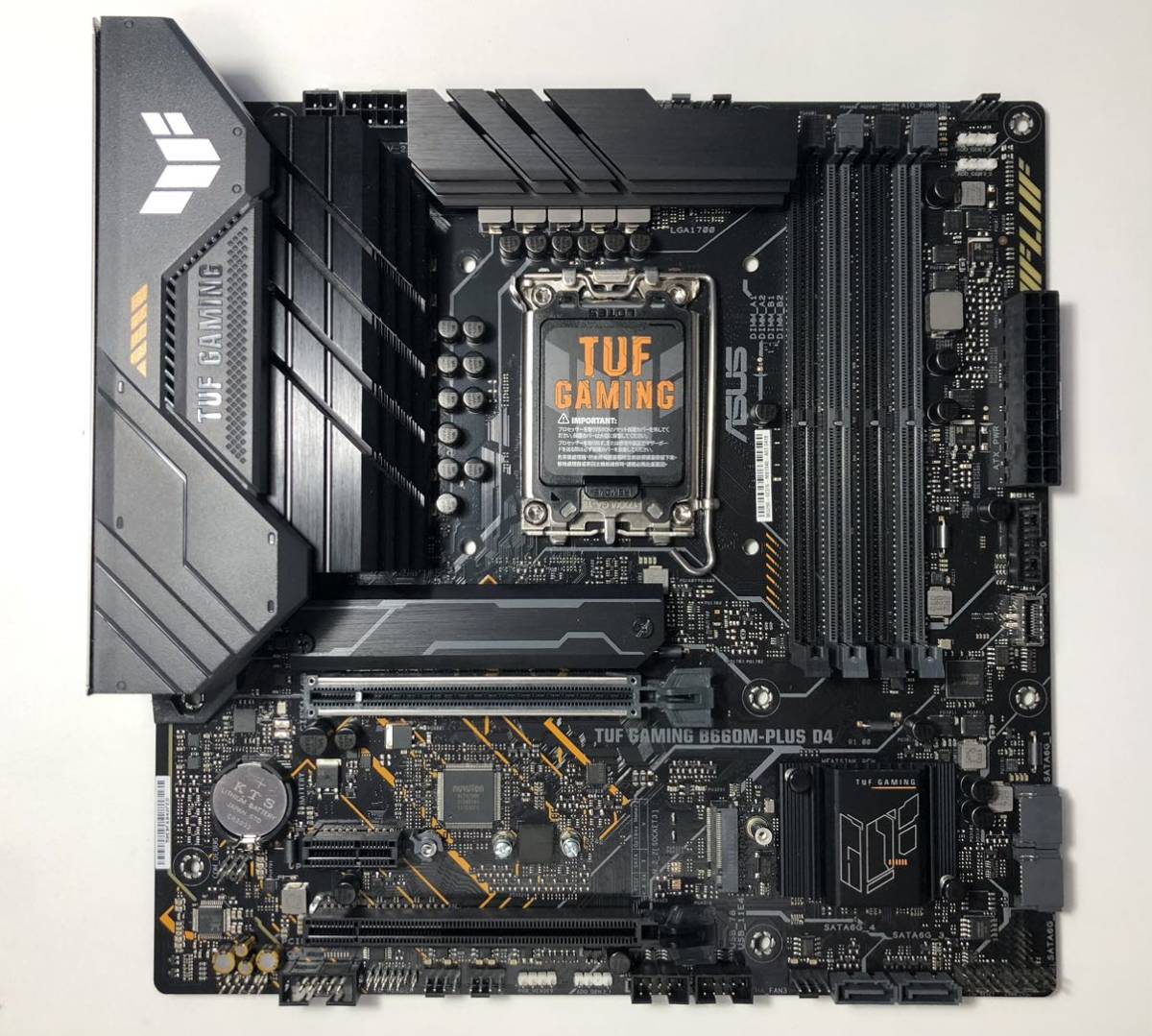 ASUS B660M-PLUS D4マザーボード ピン折れジャンク D4 GAMING TUF MAG